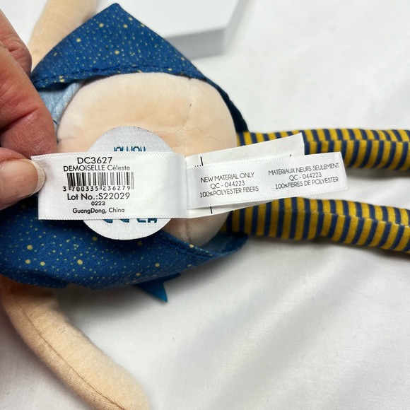 JoLiJou Paris Celeste Les Demoiselles Plush Doll Paris France 12" Rue Nadar - Picture 7 of 11